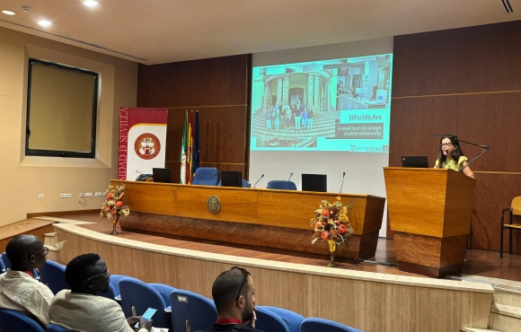 Intervención de Dª Gloria Huertas Sánchez en el Pabellón de México