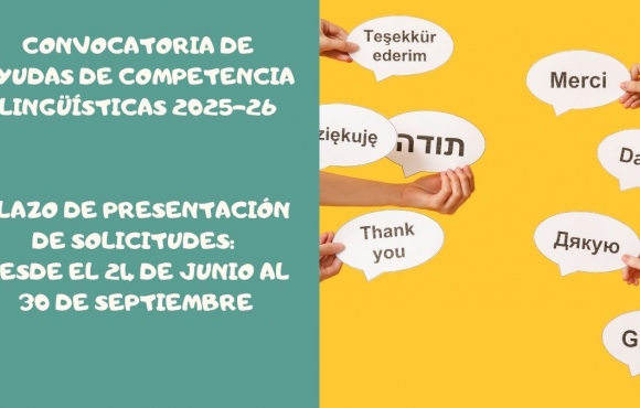 Ayudas de Ayudas Competencia lingüistica 2025-26